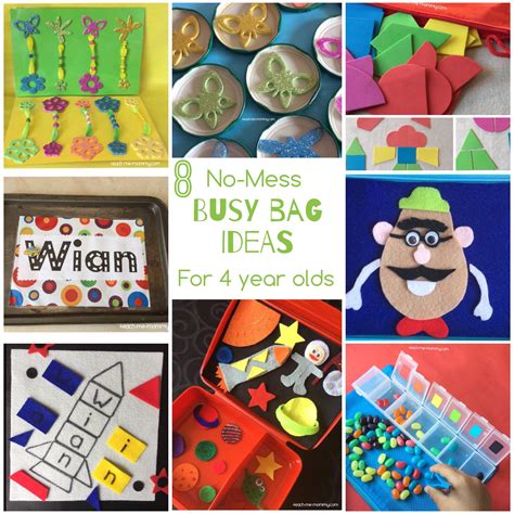 busy bags for 4 year olds